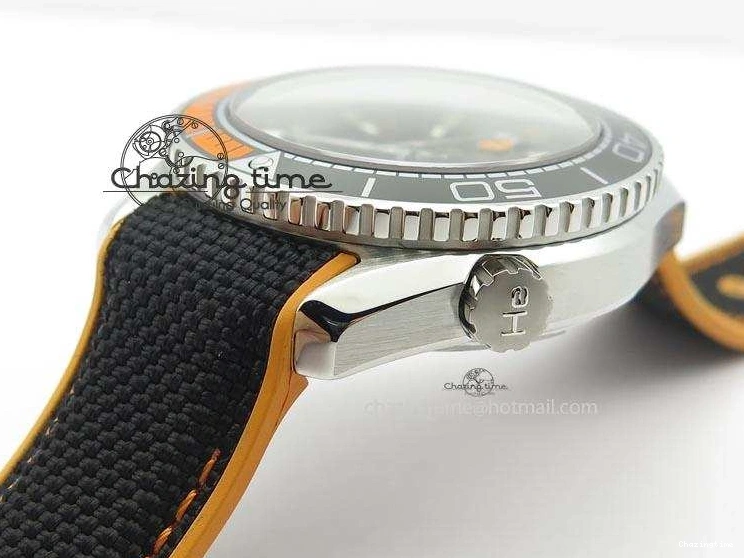 0109 Thermal 2016 Planet Ocean 45mm SS JHF Black Dial On Nylon Strap A 8245